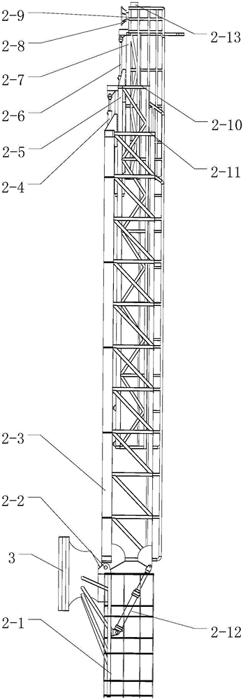 Coupled constraint compensation type transfer bridge for offshore personnel or cargo transshipment
