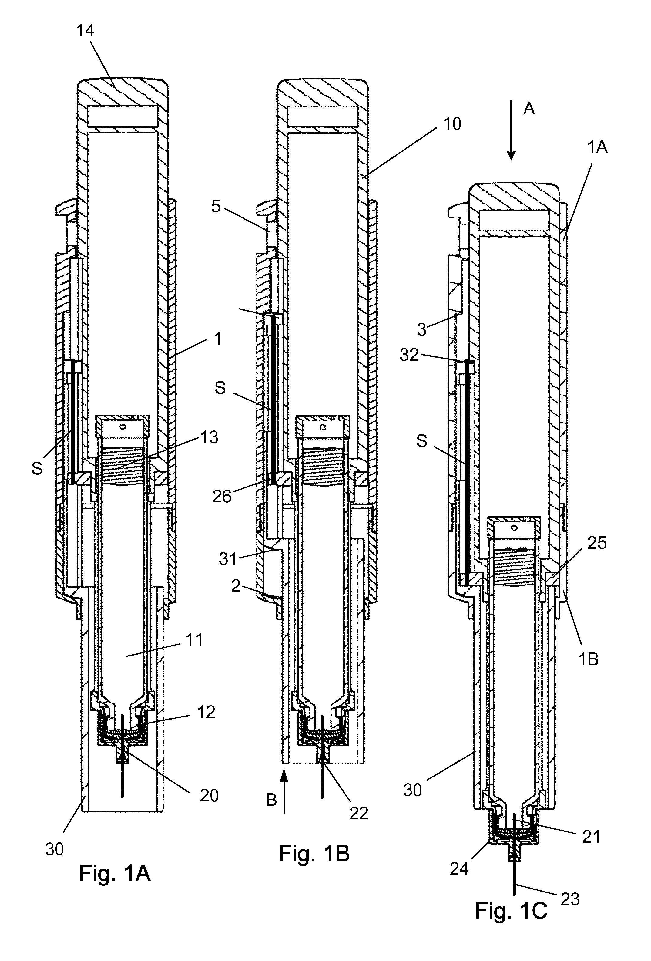 Injection Device with Integrated Needle Shield