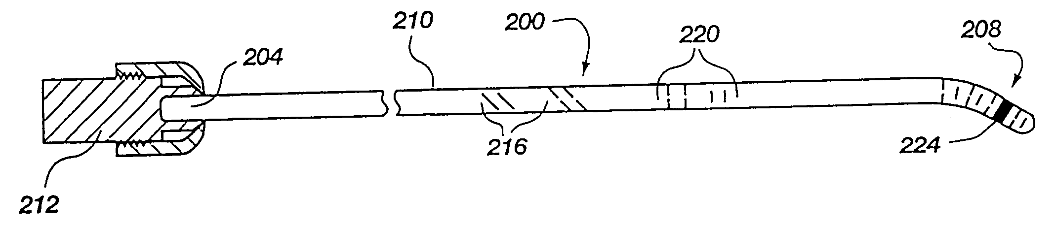 Medical device with collapse-resistant liner and mehtod of making same