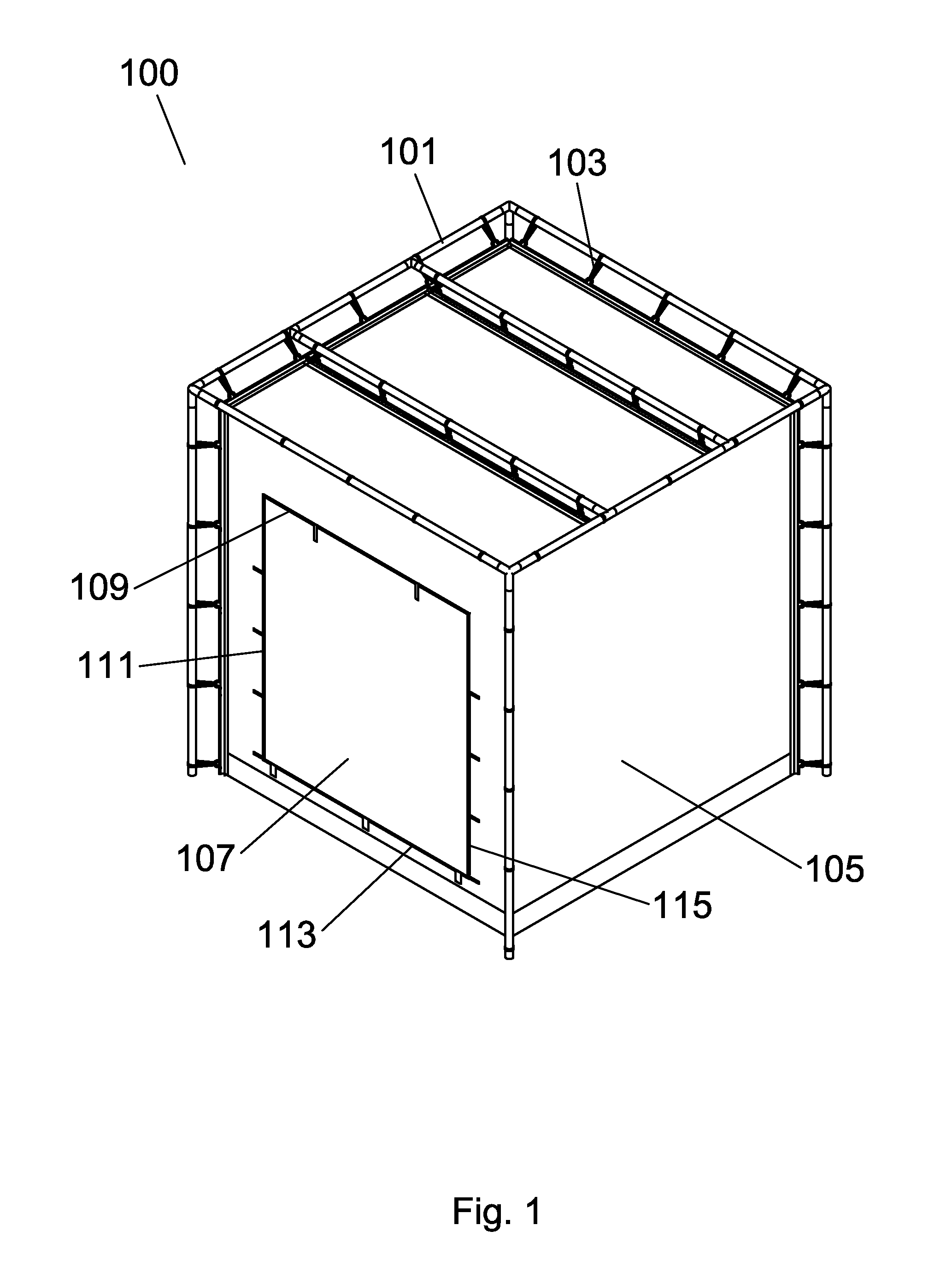 Electromagnetically shielded enclosure and entry seal