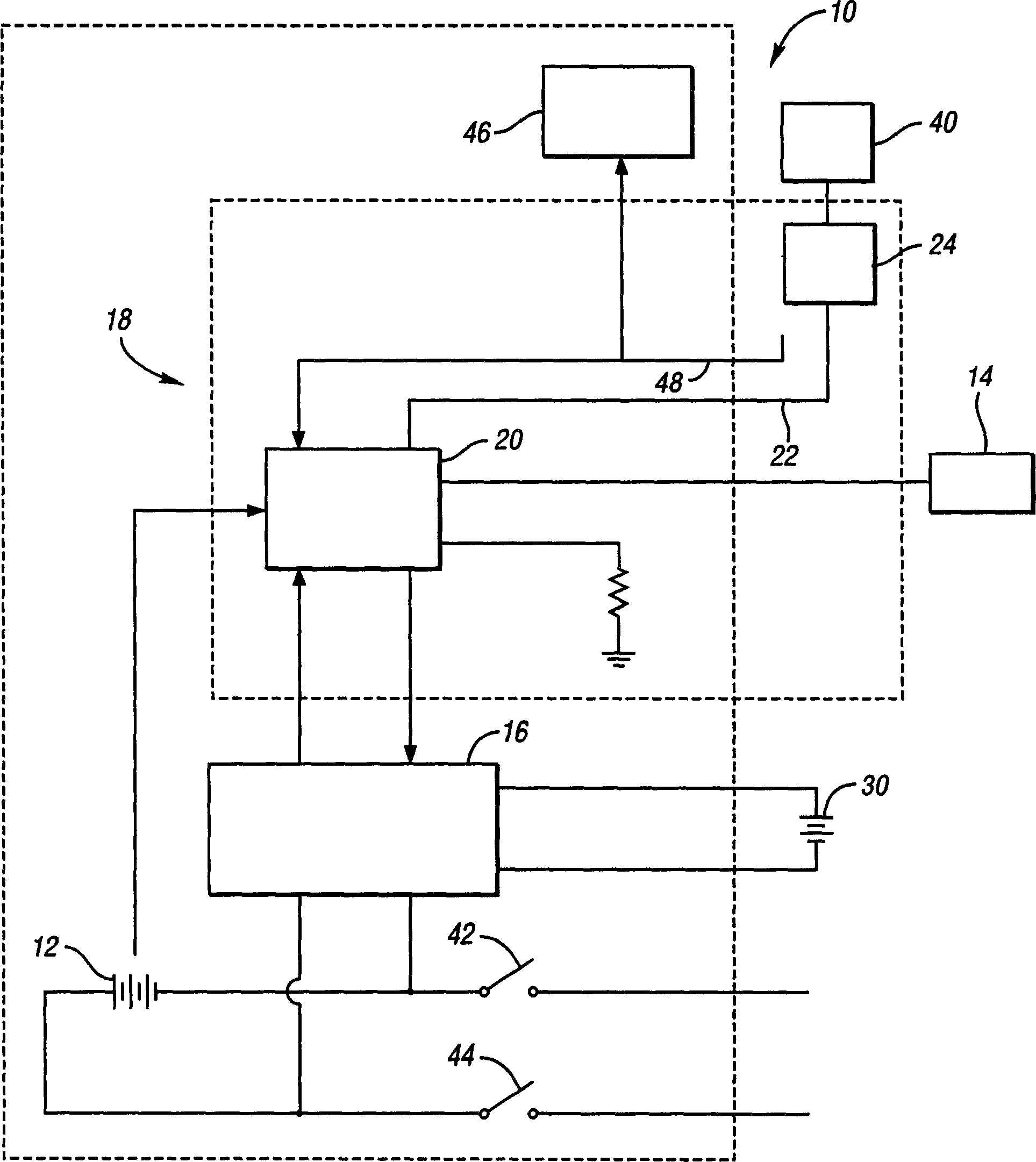 Automatic charging of a high voltage battery in a hybrid electric vehicle