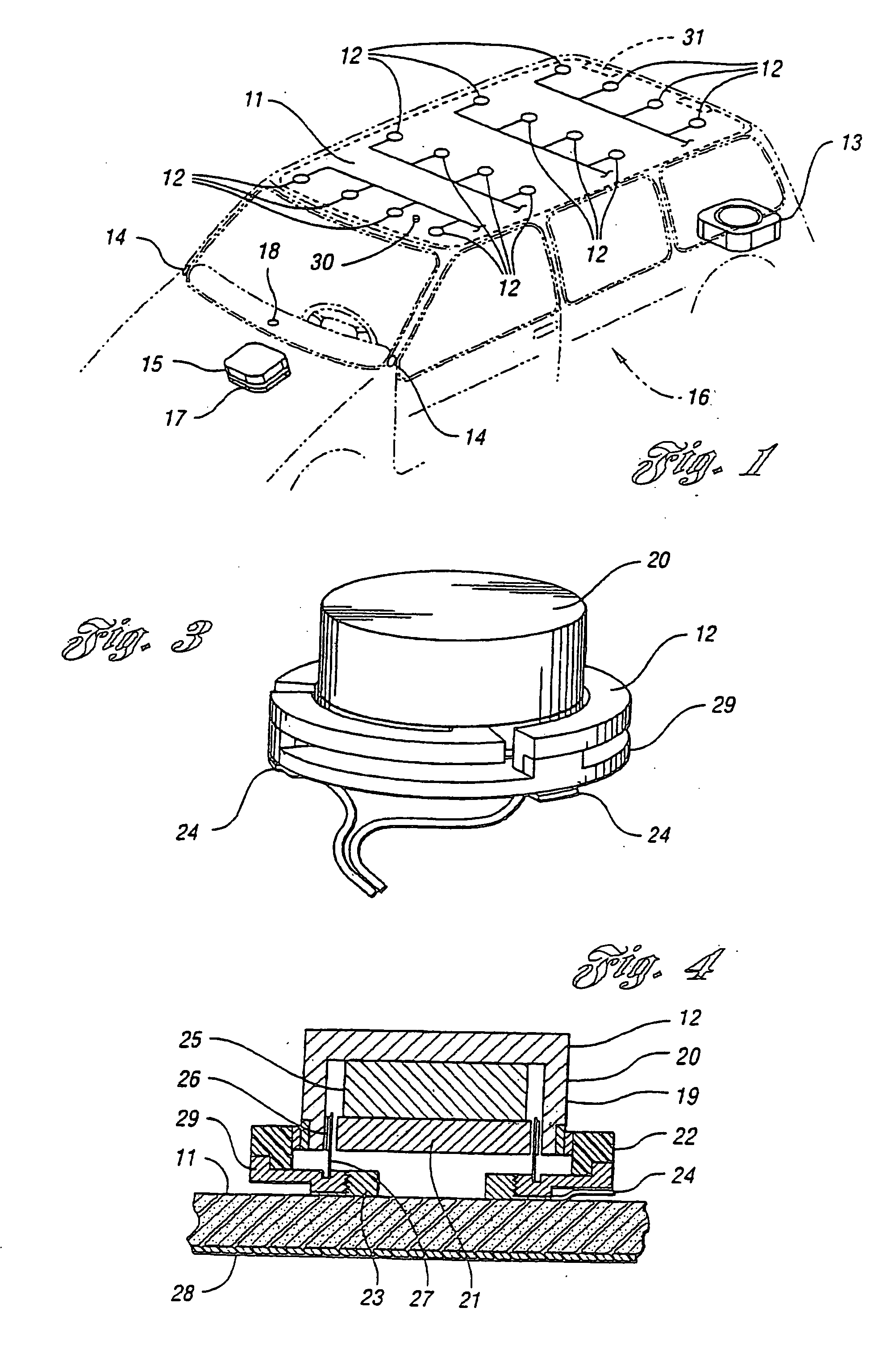 Vehicular audio system including a headliner speaker, electromagnetic transducer assembly for use therein and computer system programmed with a graphic software control for changing the audio system's signal level and delay