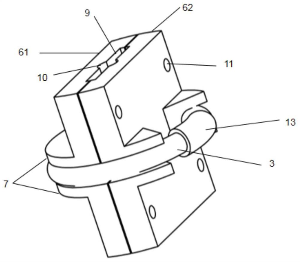 A lightning current monitoring centering mechanism module