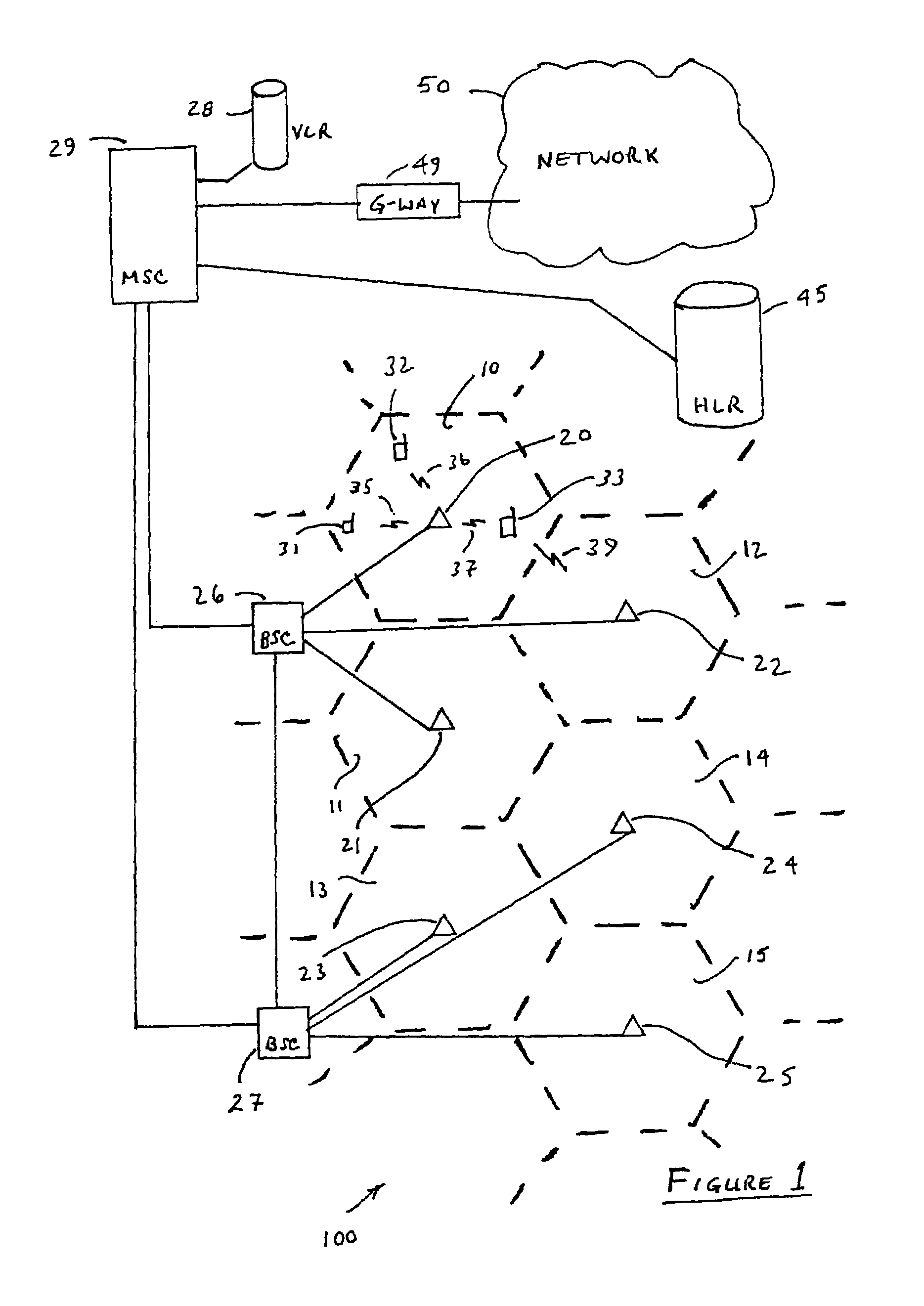 Method and apparatus of header compression for broadcast services in radio telecommunication system