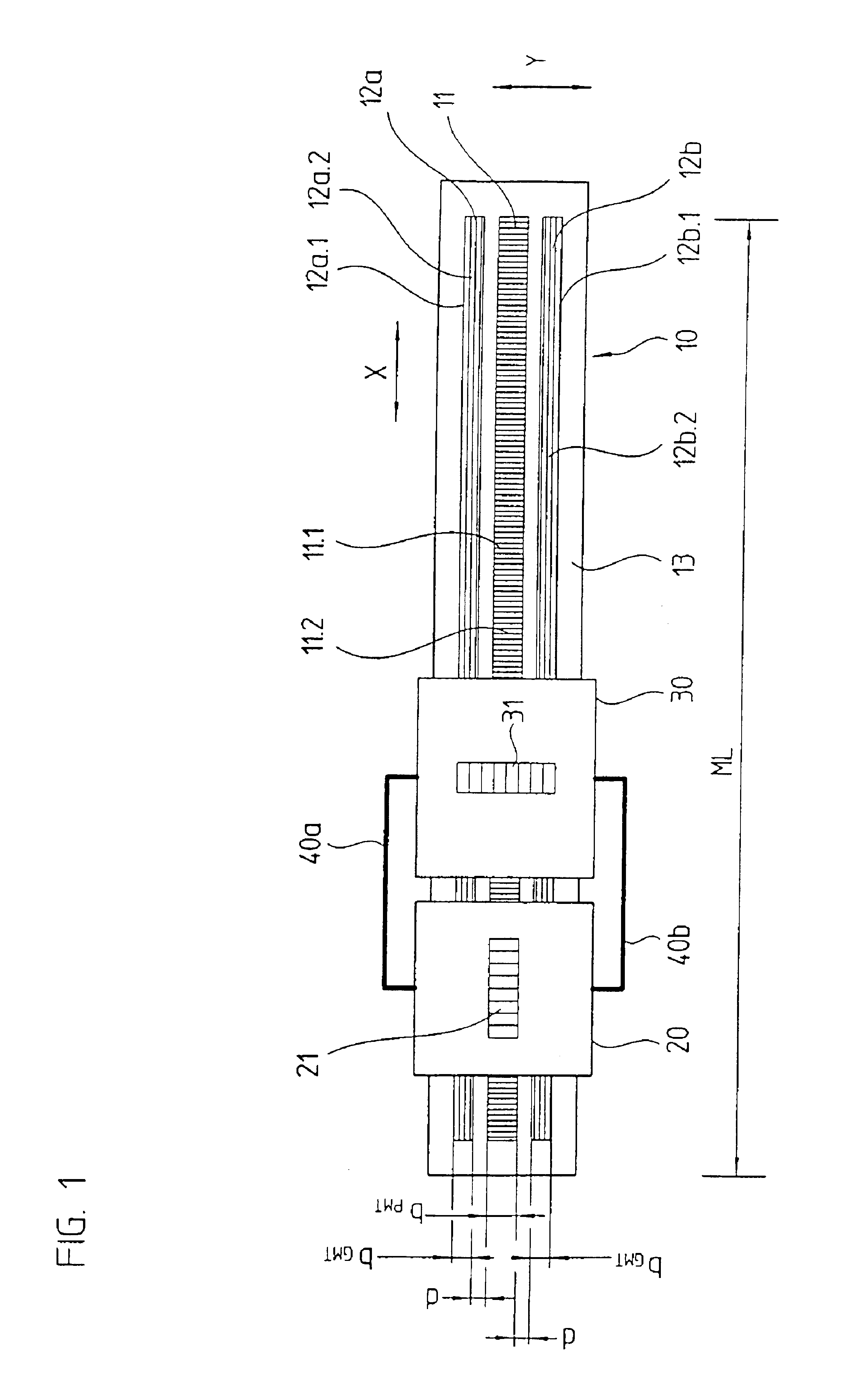 Device for position indication and detection of guidance errors