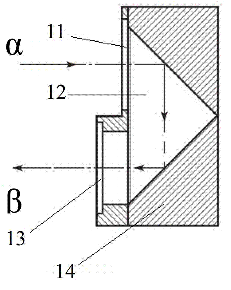 Corner lens applied to camera of mobile device and assembly of corner lens