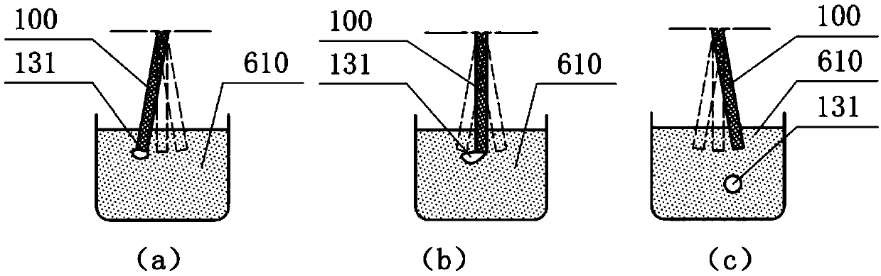 Droplet generating system for digital PCR detection and digital PCR detecting method