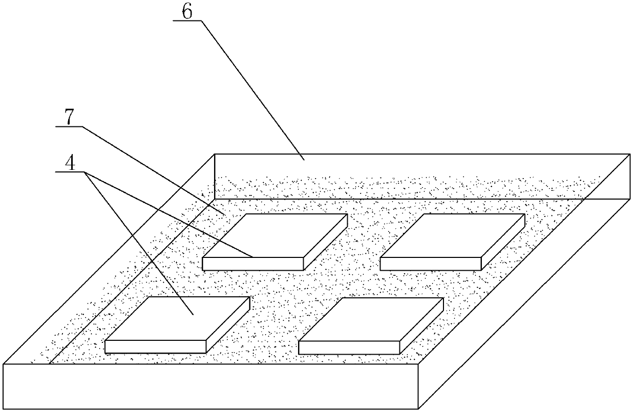 Device for capturing water sowed seeds of wetland plants