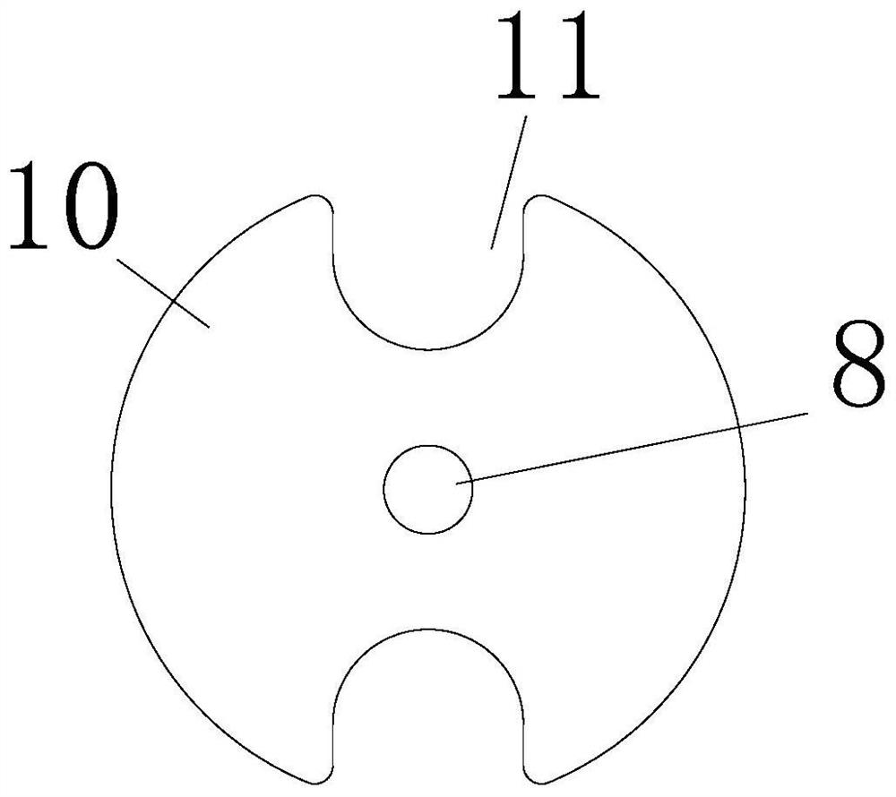 Slurry mixing device for non-woven fabric production