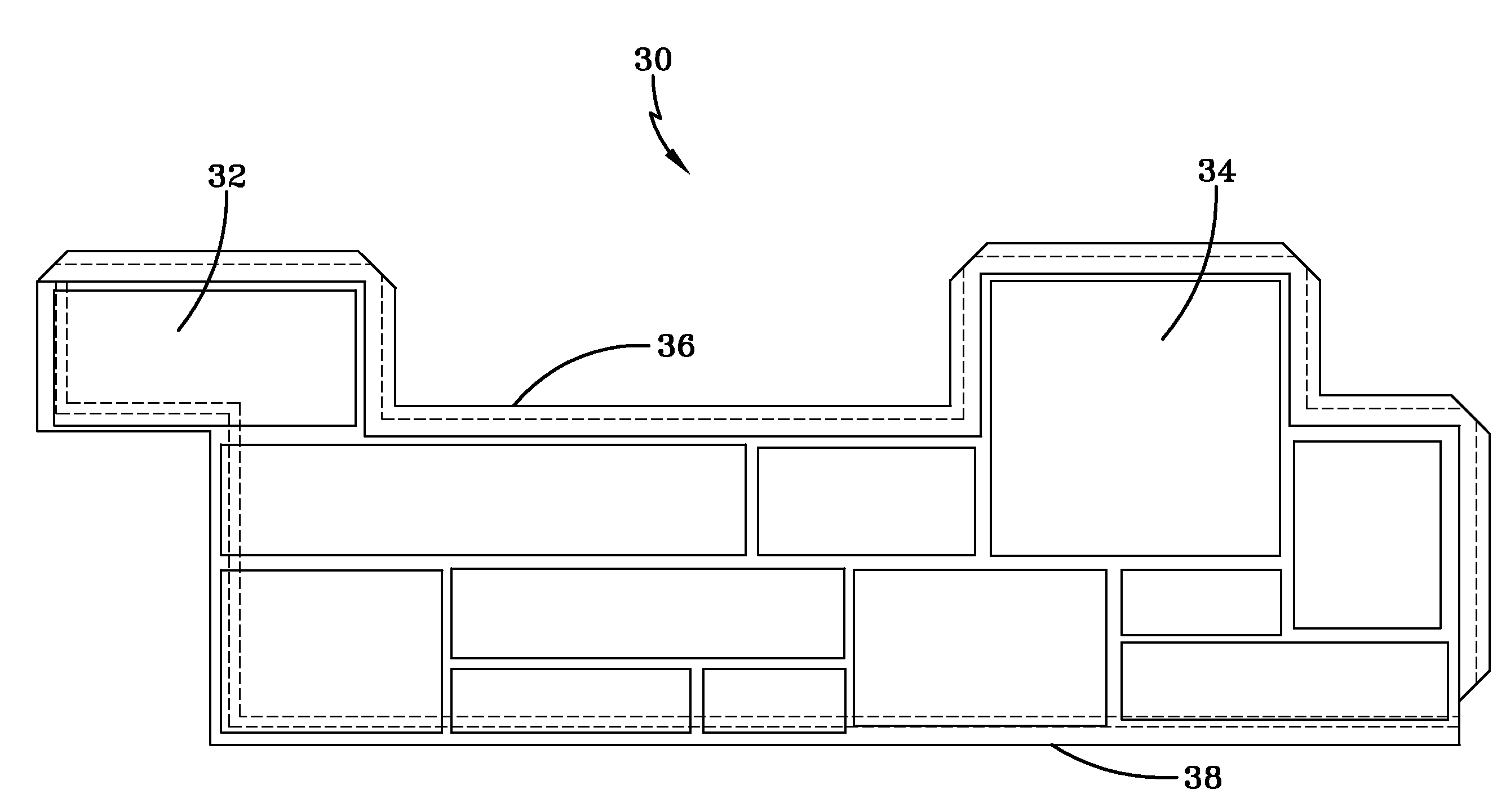 Composition of fillers with plastics for producing superior building materials