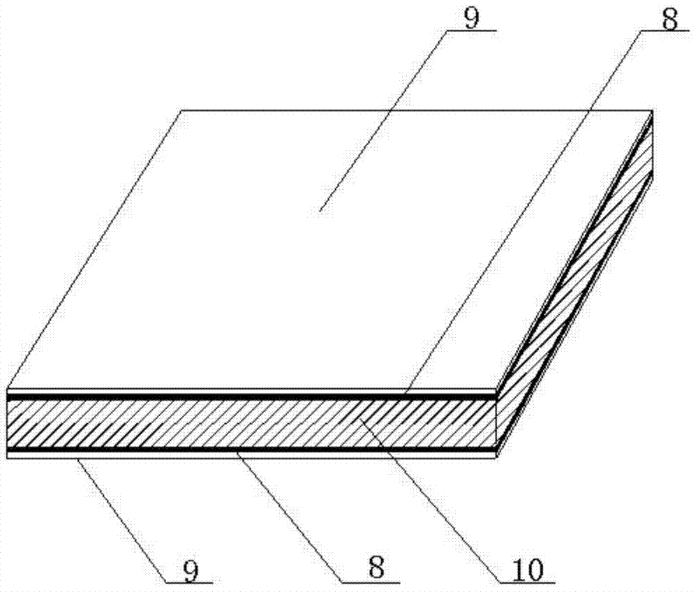 Pitch-based carbon fiber nonwoven felt insulation board and manufacturing method thereof