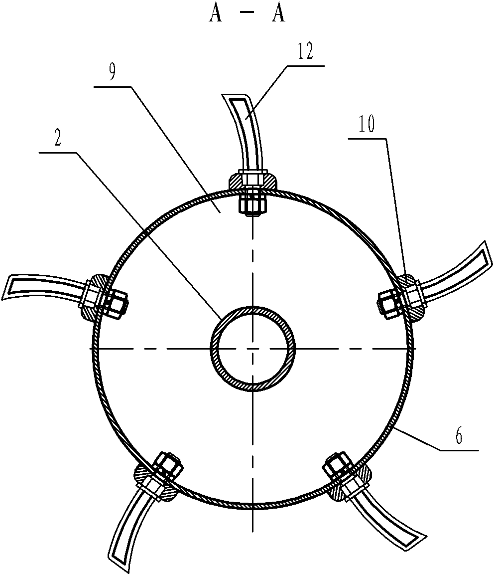 Semi-open axial flow threshing cylinder