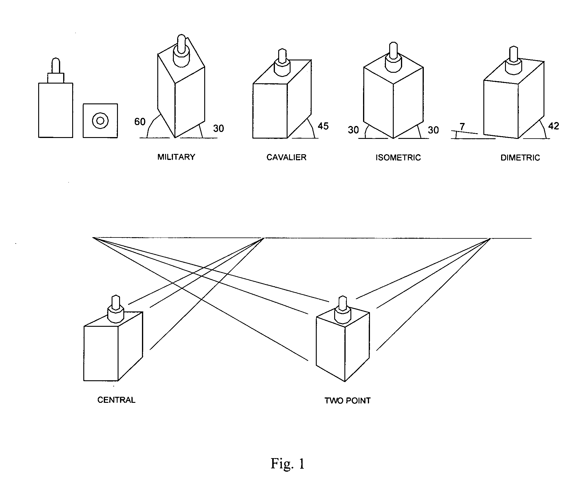Horizontal perspective representation