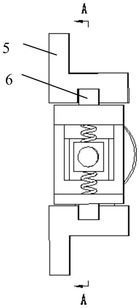 Limiting plug pin and drill rod mechanical arm applying limiting plug pin