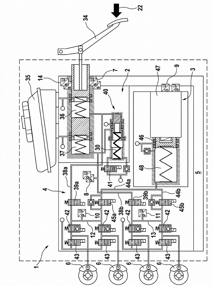 Method for monitoring a brake system and brake system