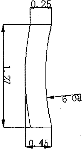 High-strength arc crankshaft spring hose