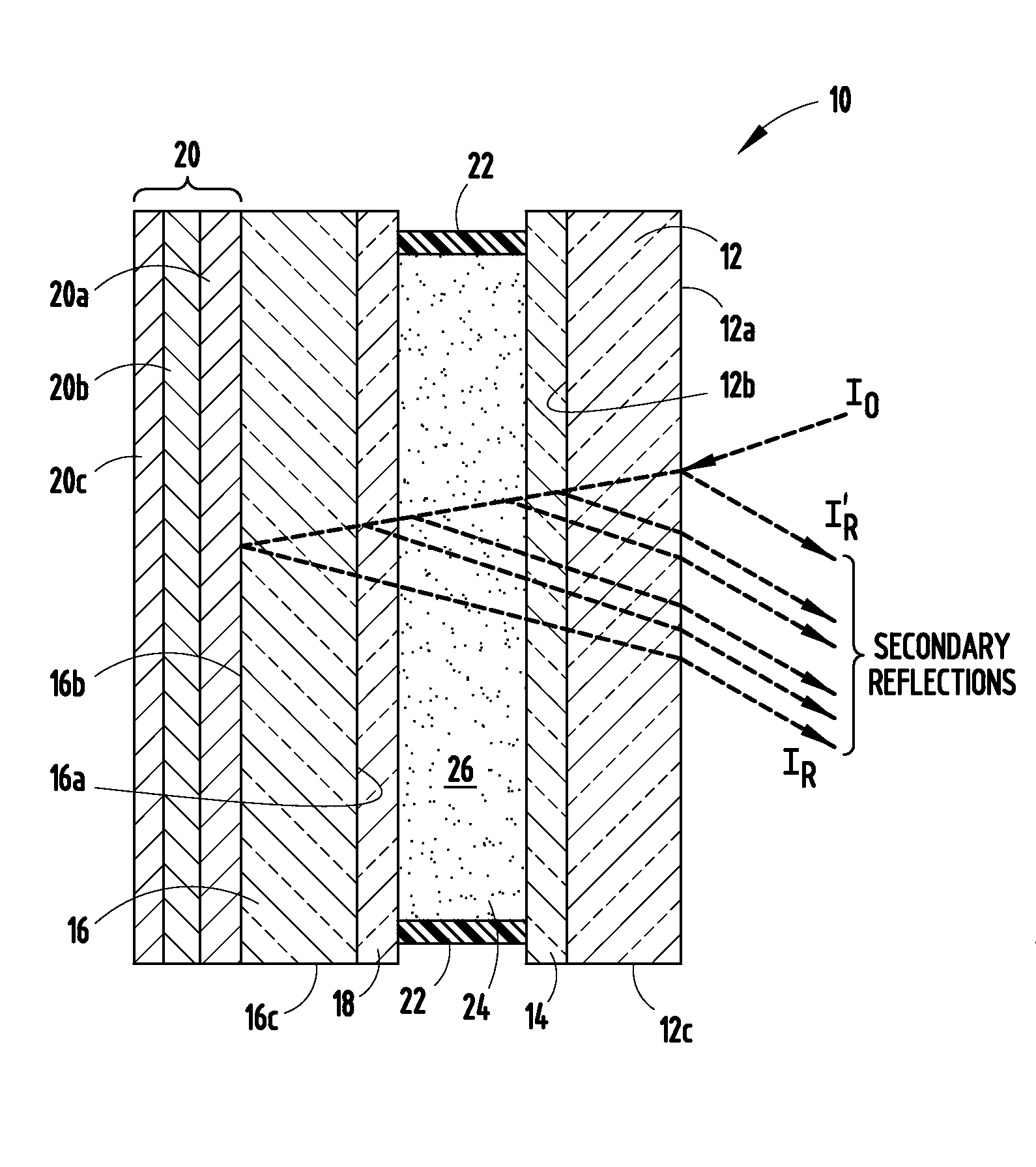 Electro-Optical Element Including Metallic Films and Methods For Applying The Same