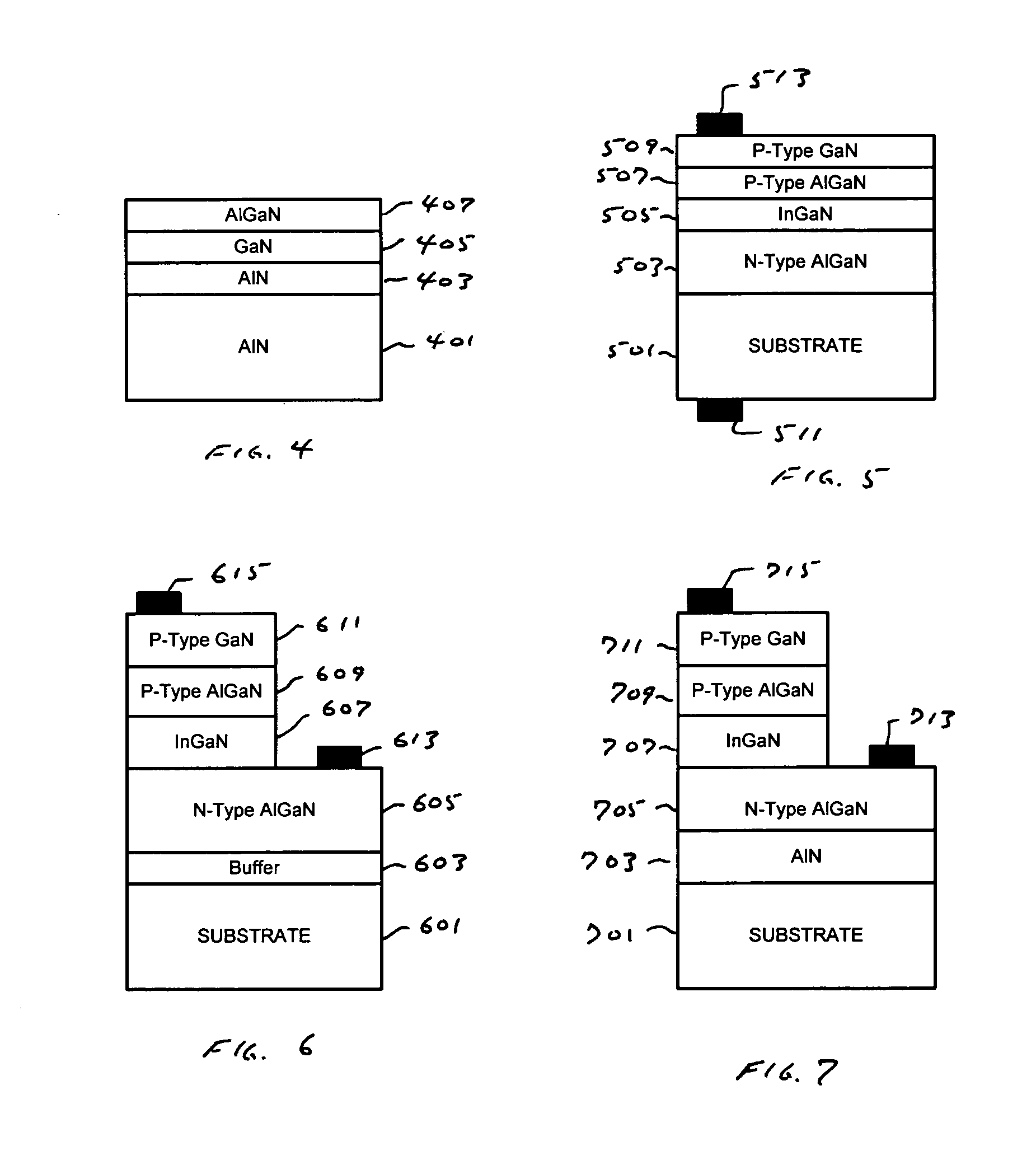 Method and apparatus for fabricating crack-free Group III nitride semiconductor materials