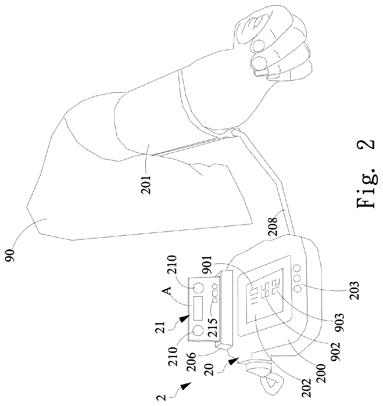 Smart personal portable blood pressure measuring system and method for calibrating blood pressure measurement using the same