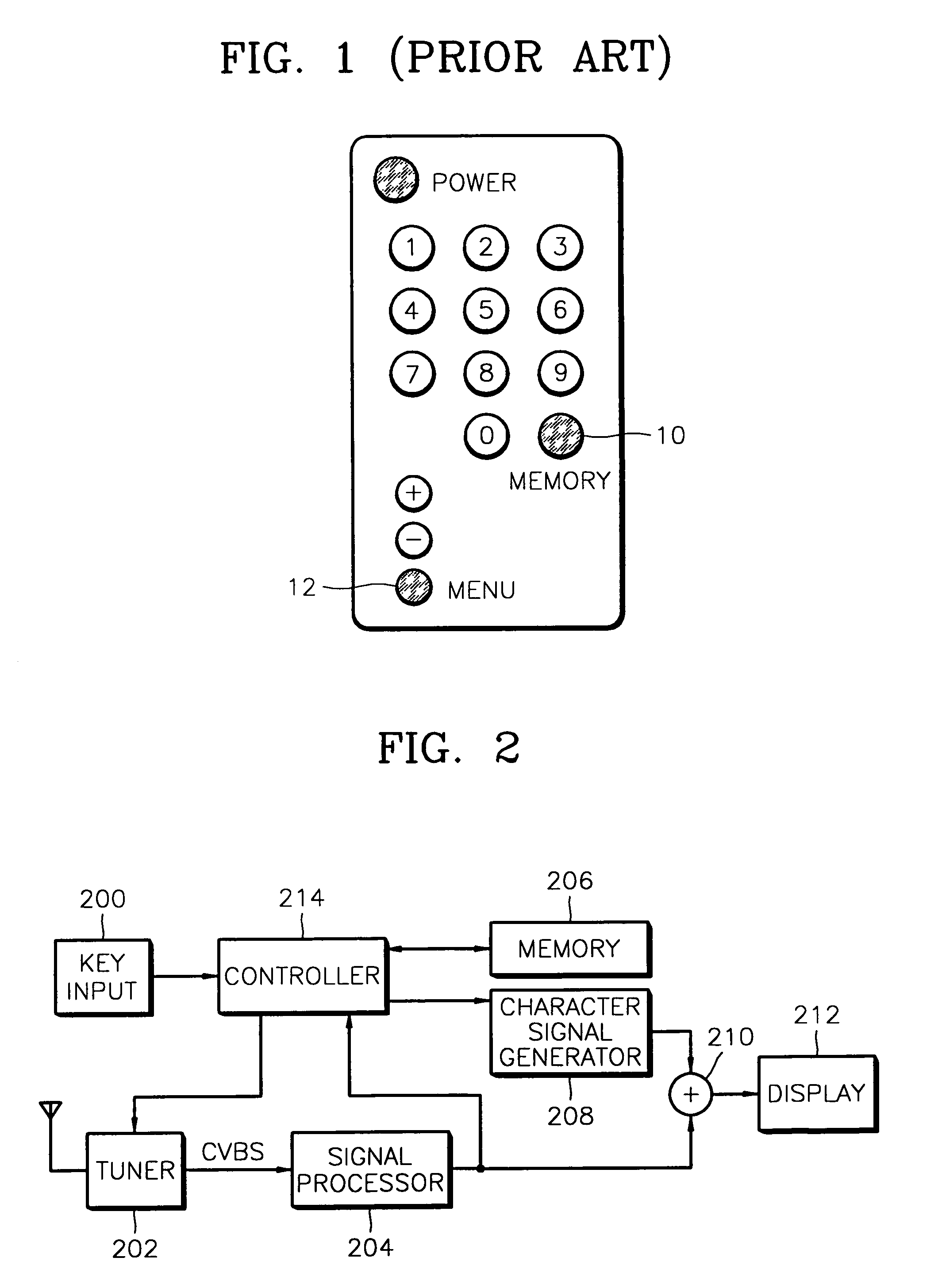 Automatic channel memory device