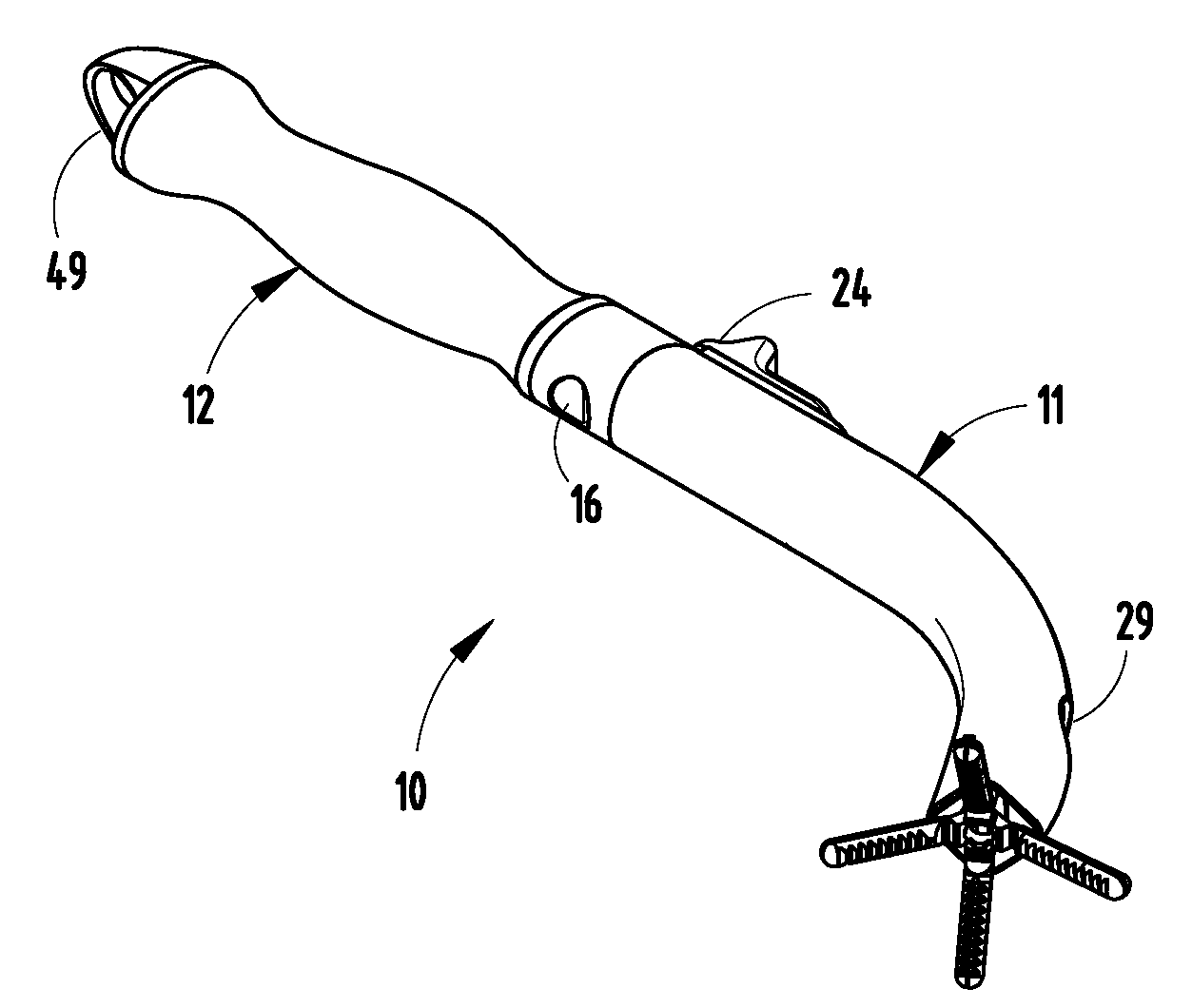 Long-handled device for personal hygiene and daily living