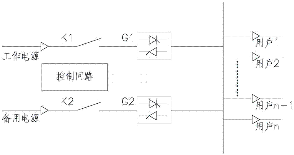 Isolated type high-speed double-power-supply switching device