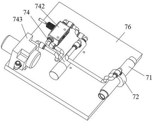 Device and method for assembling adjustable vertebra segment assembly and hose