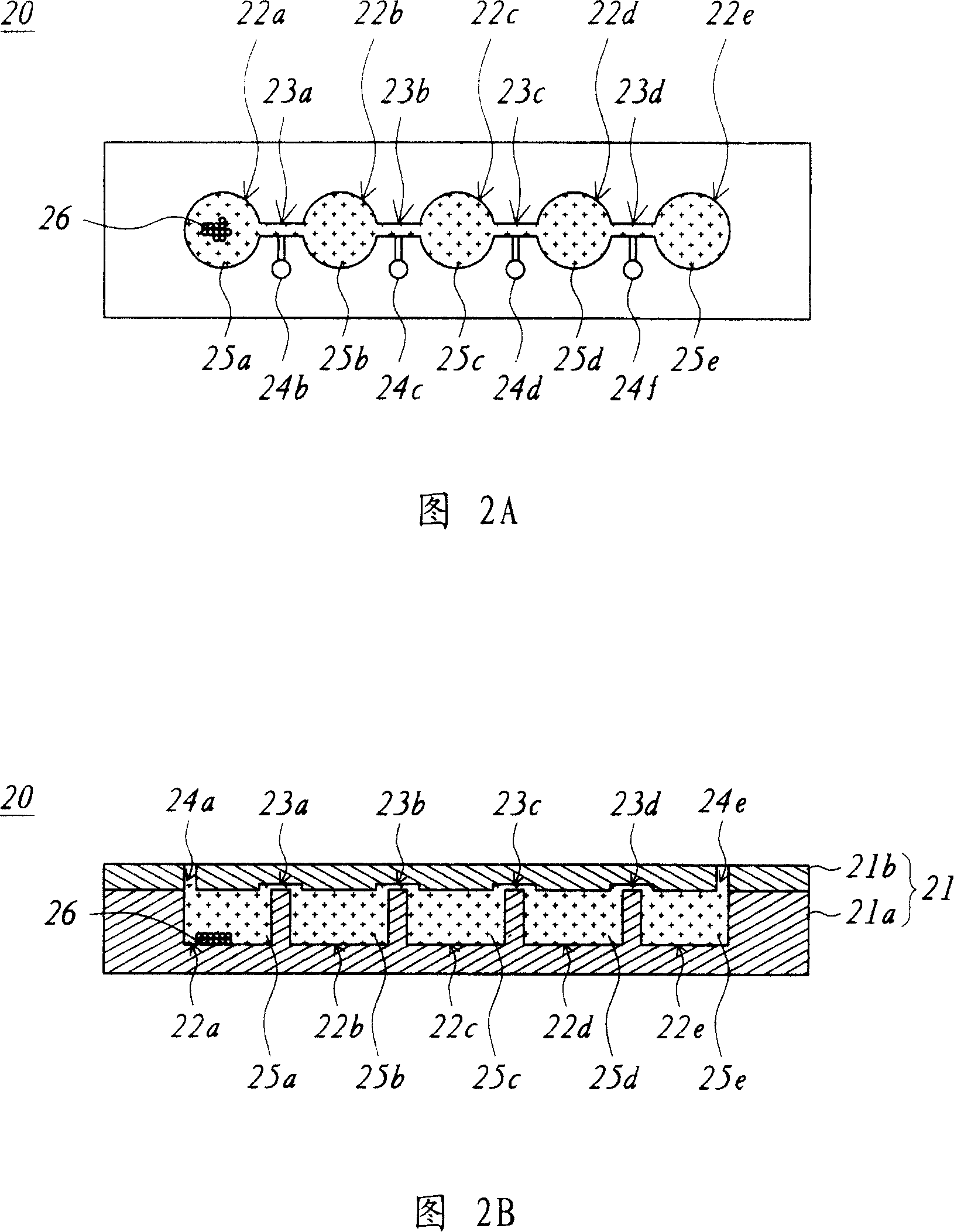 Magnetic bead type inspected body separation device