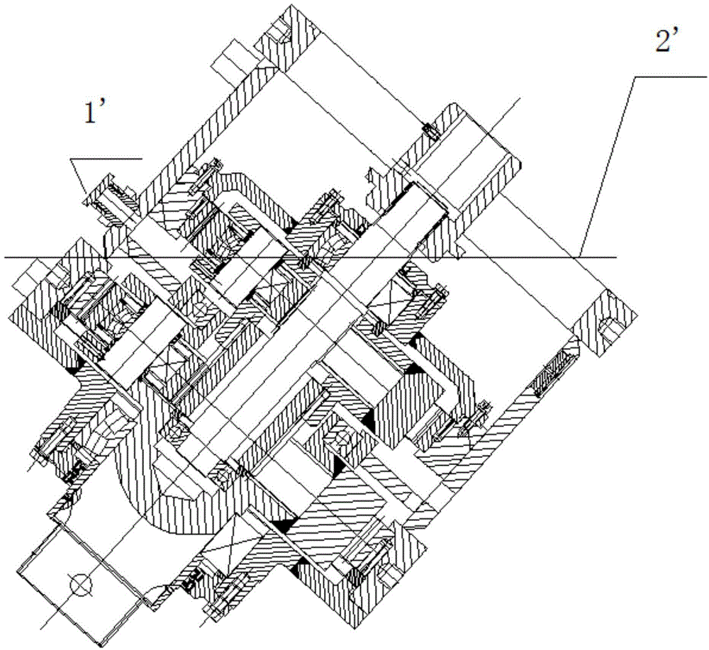 Ventilating structure for hard rock cutting speed reducer