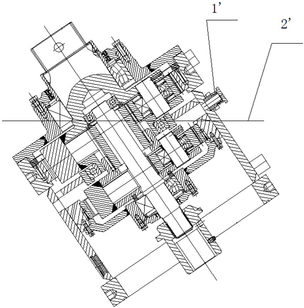 Ventilating structure for hard rock cutting speed reducer