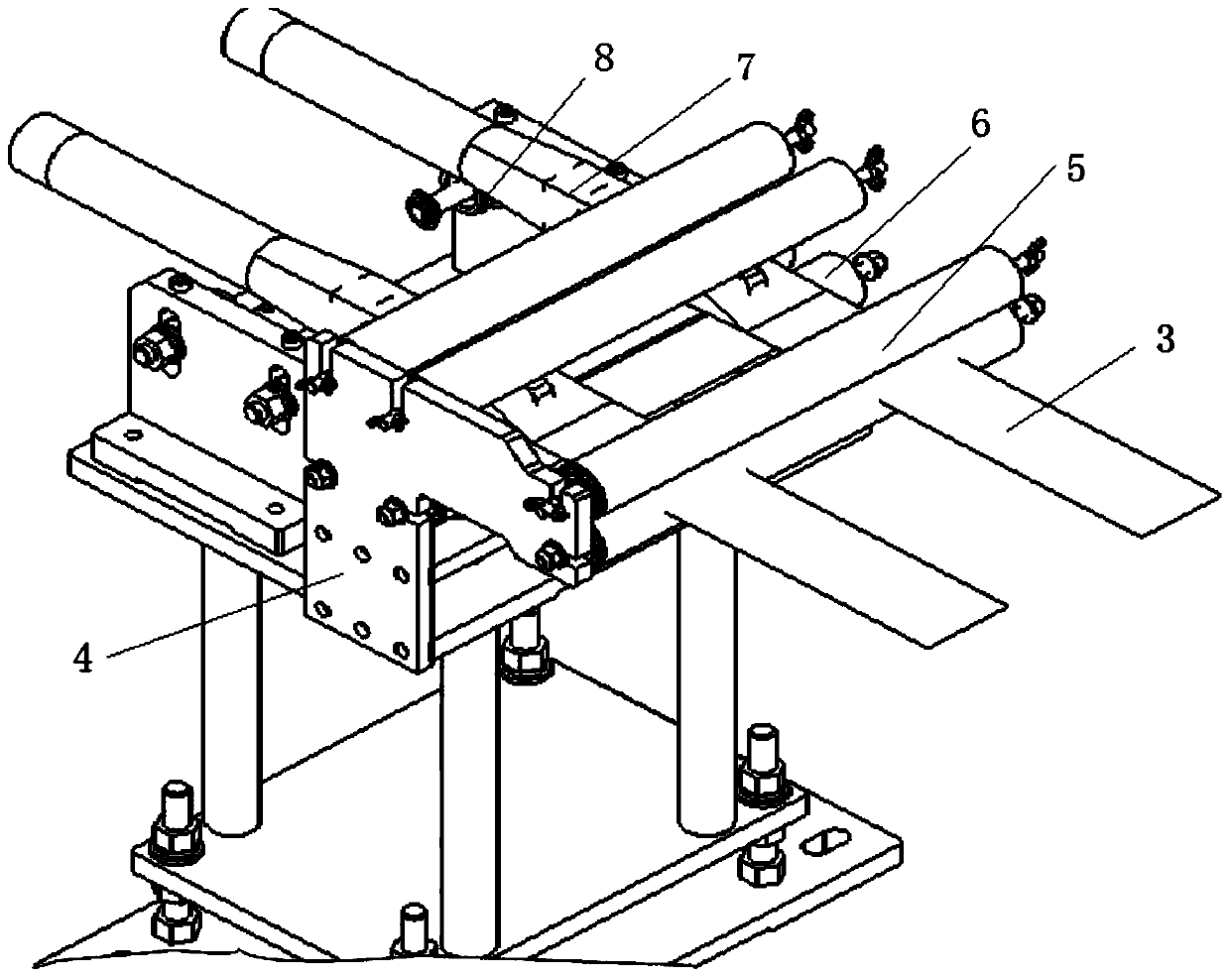 Pipe bagging mechanism