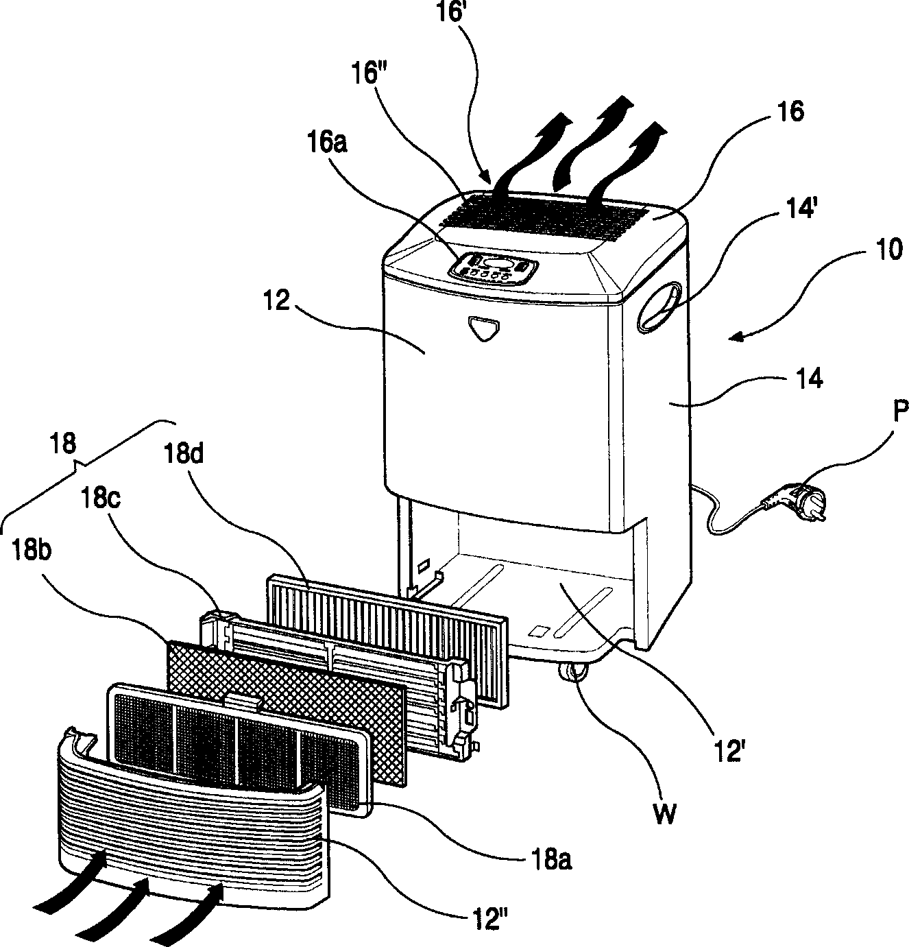 Suction structure of air cleaner