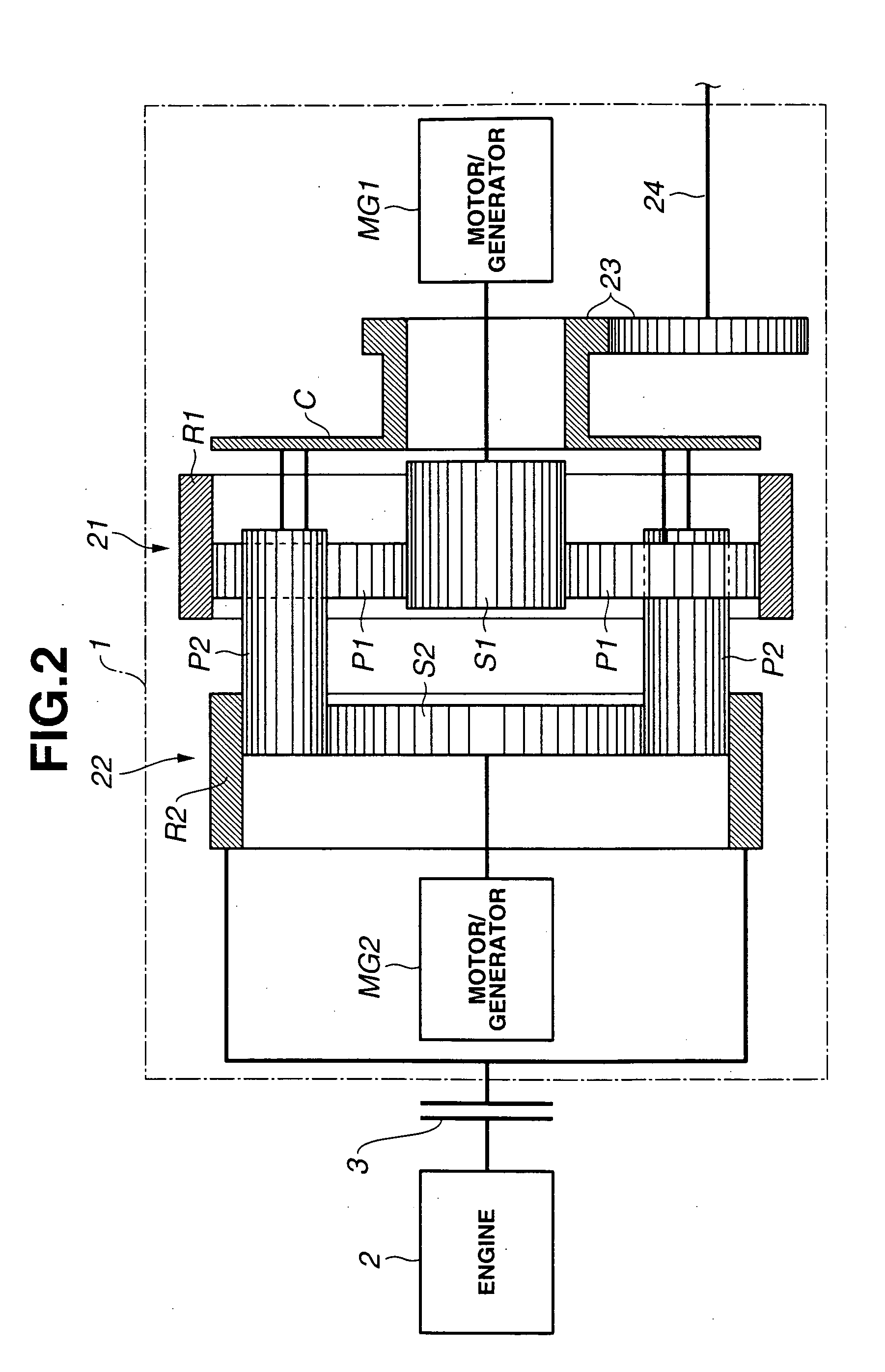 Method for starting engine of vehicle with hybrid transmission and apparatus for carrying out the method