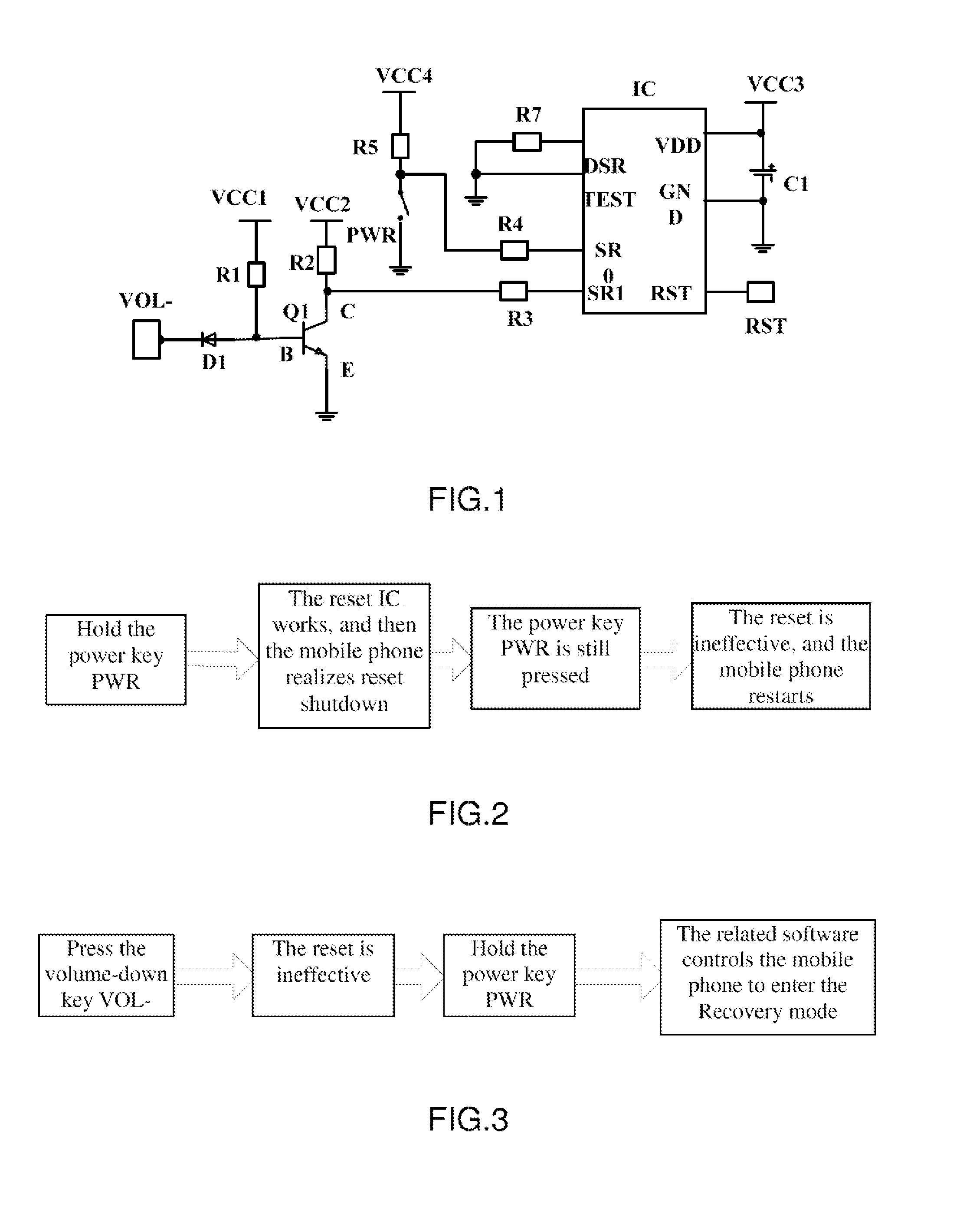 Level jump reset IC design circuit
