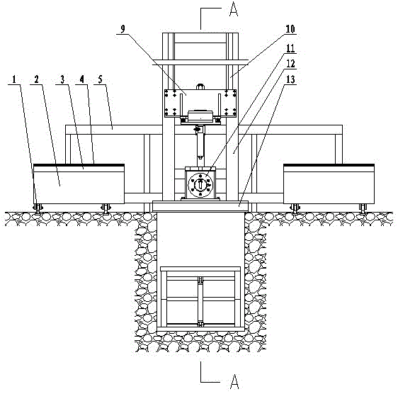 A column dismantling machine