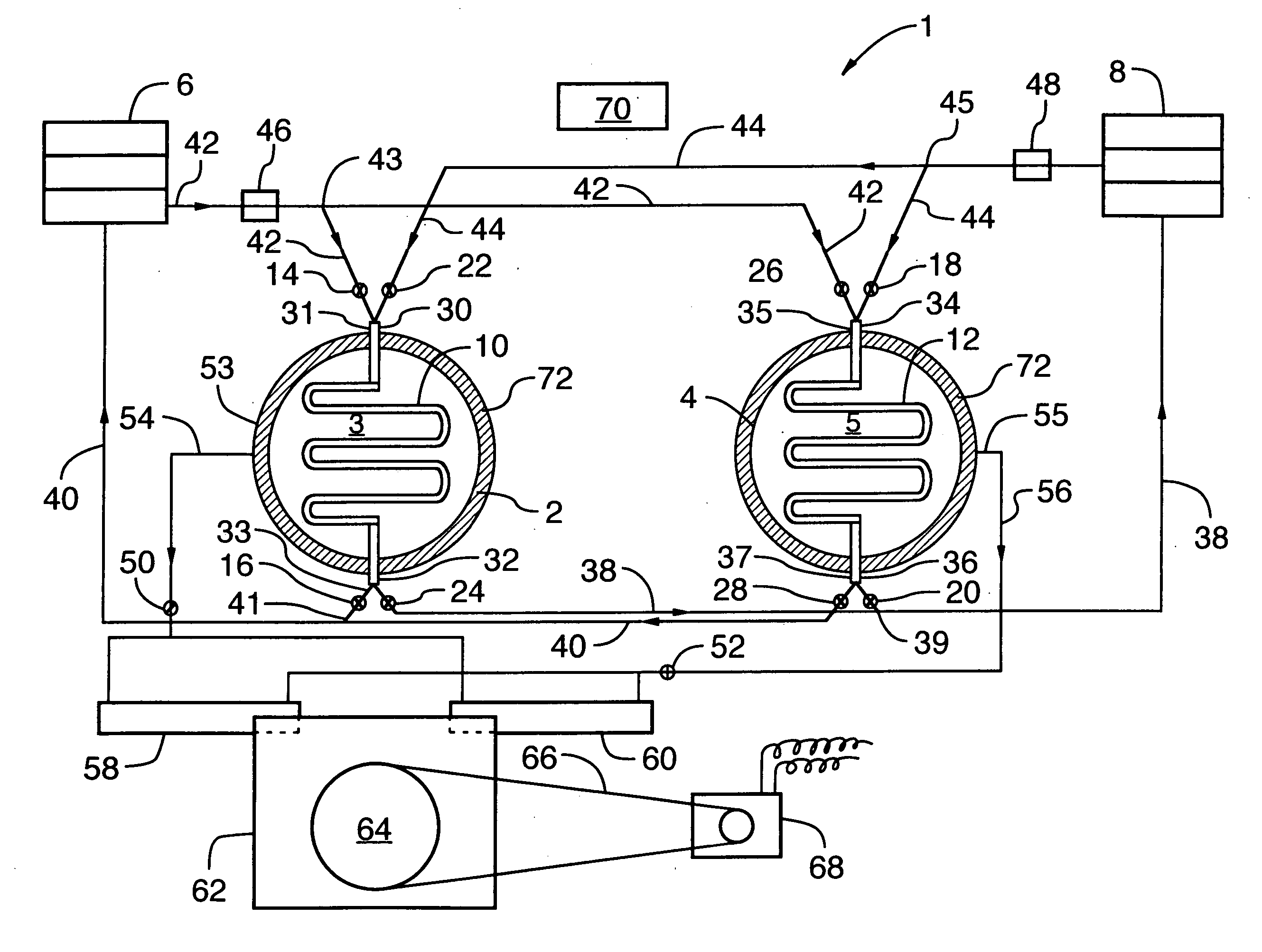Thermal conversion device and process