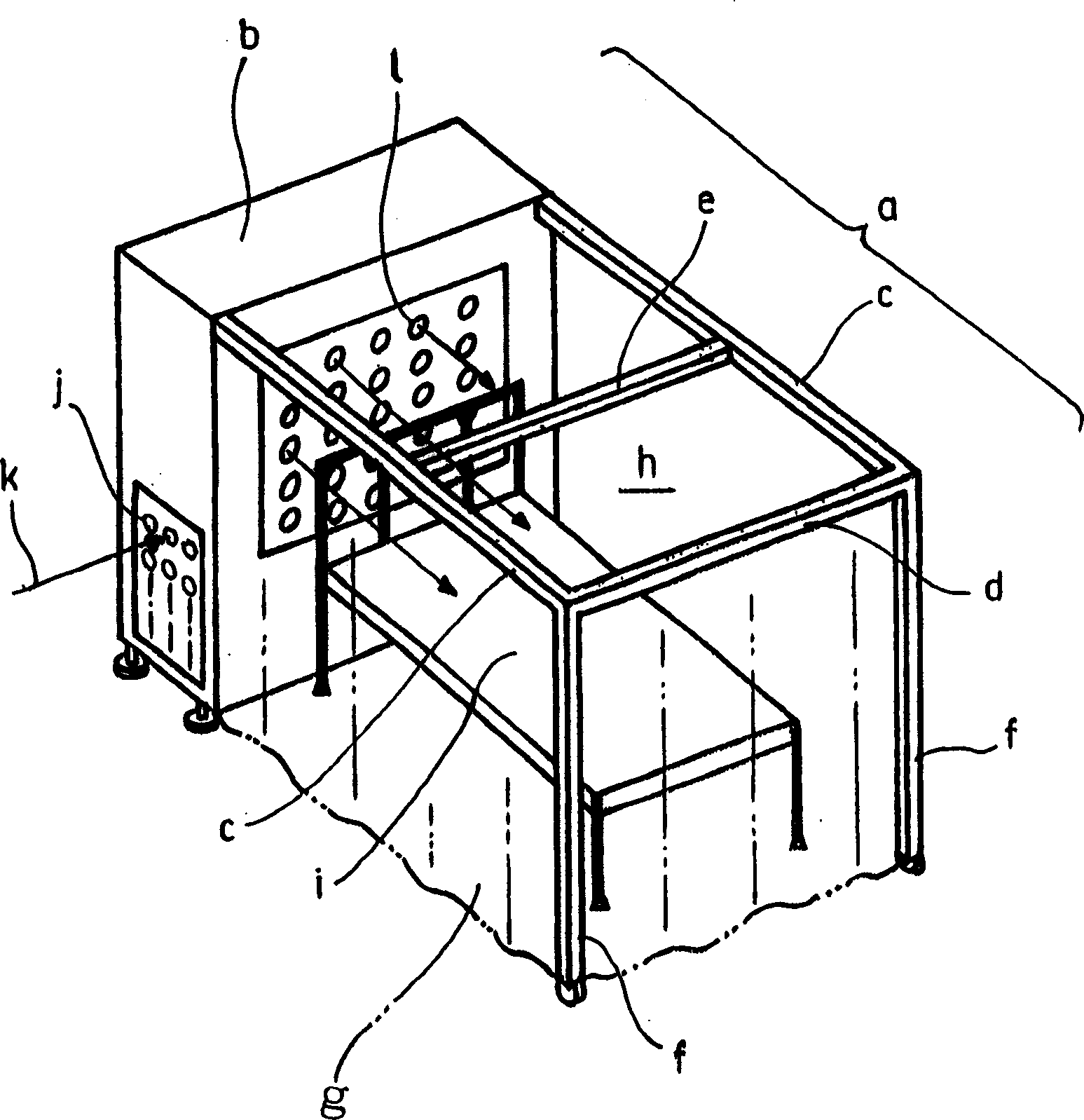 Desinfection chamber unit