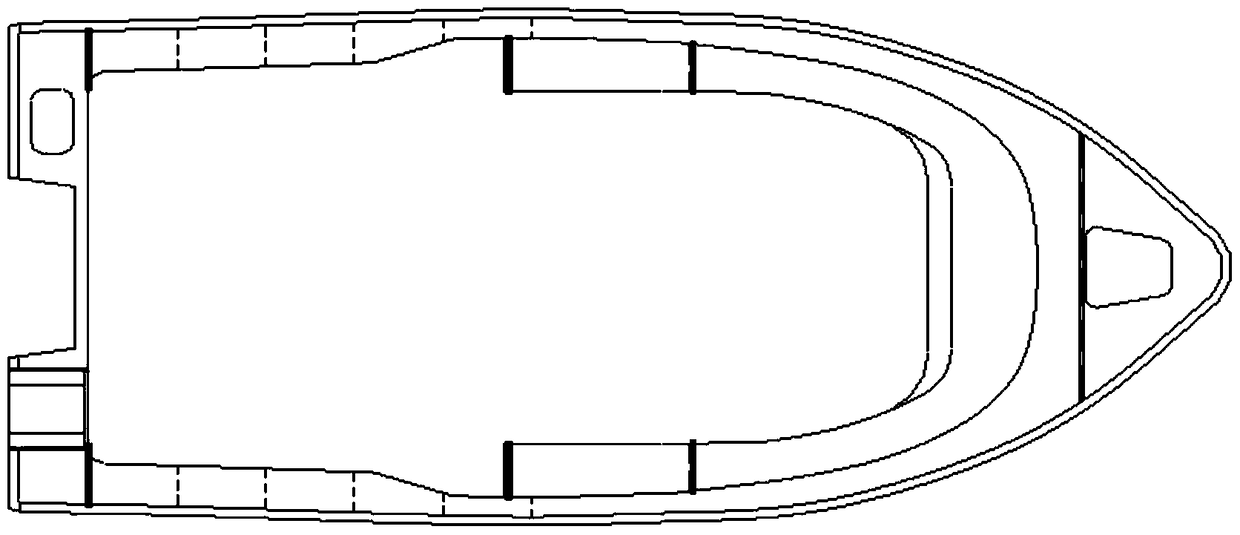 Hull structure and boats with the same hull structure