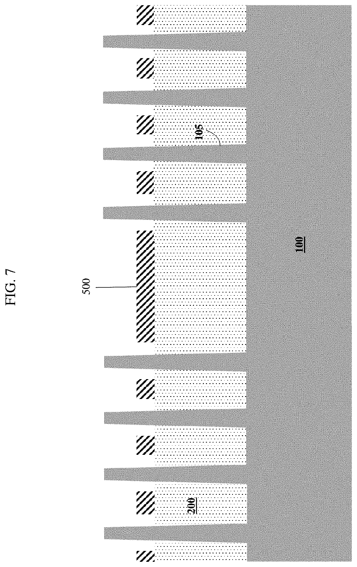 Finfet structure with dielectric bar containing gate to reduce effective capacitance, and method of forming same