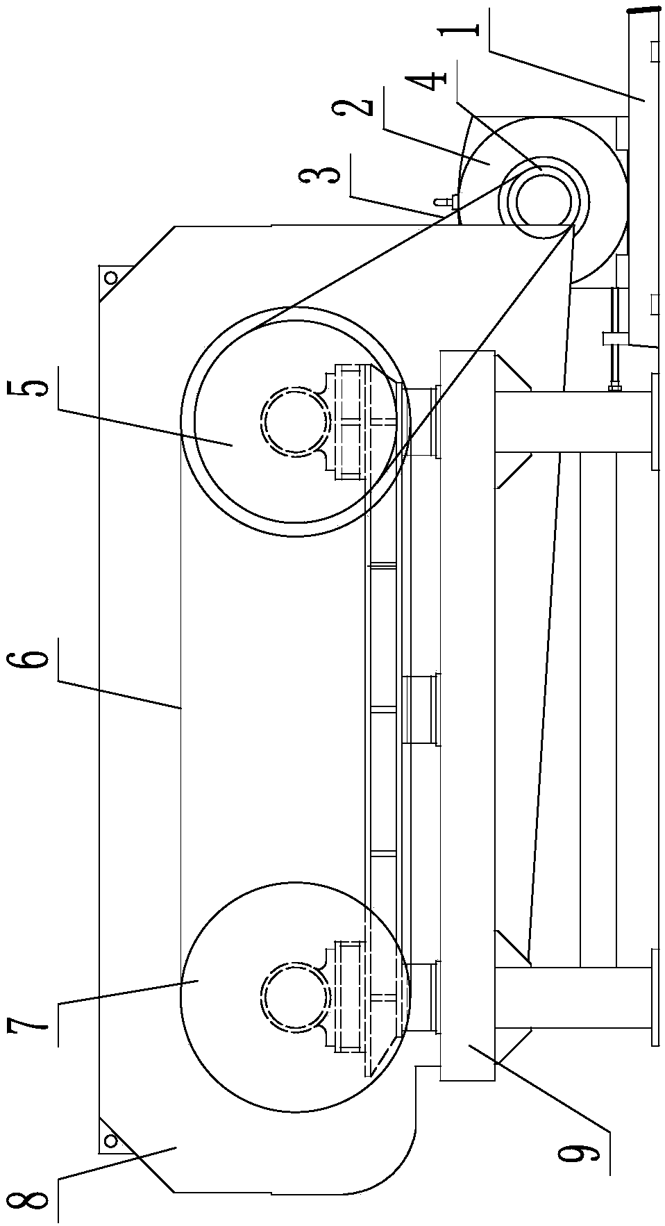 Steel-roller high-speed pulp washer