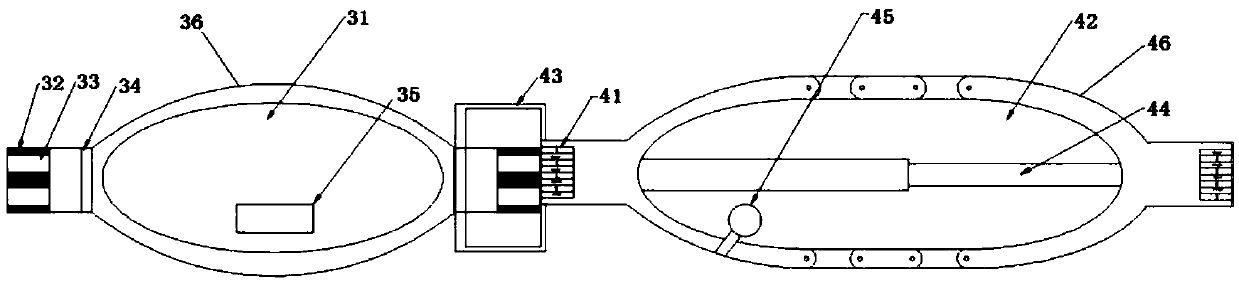 S-shaped wave power generation device