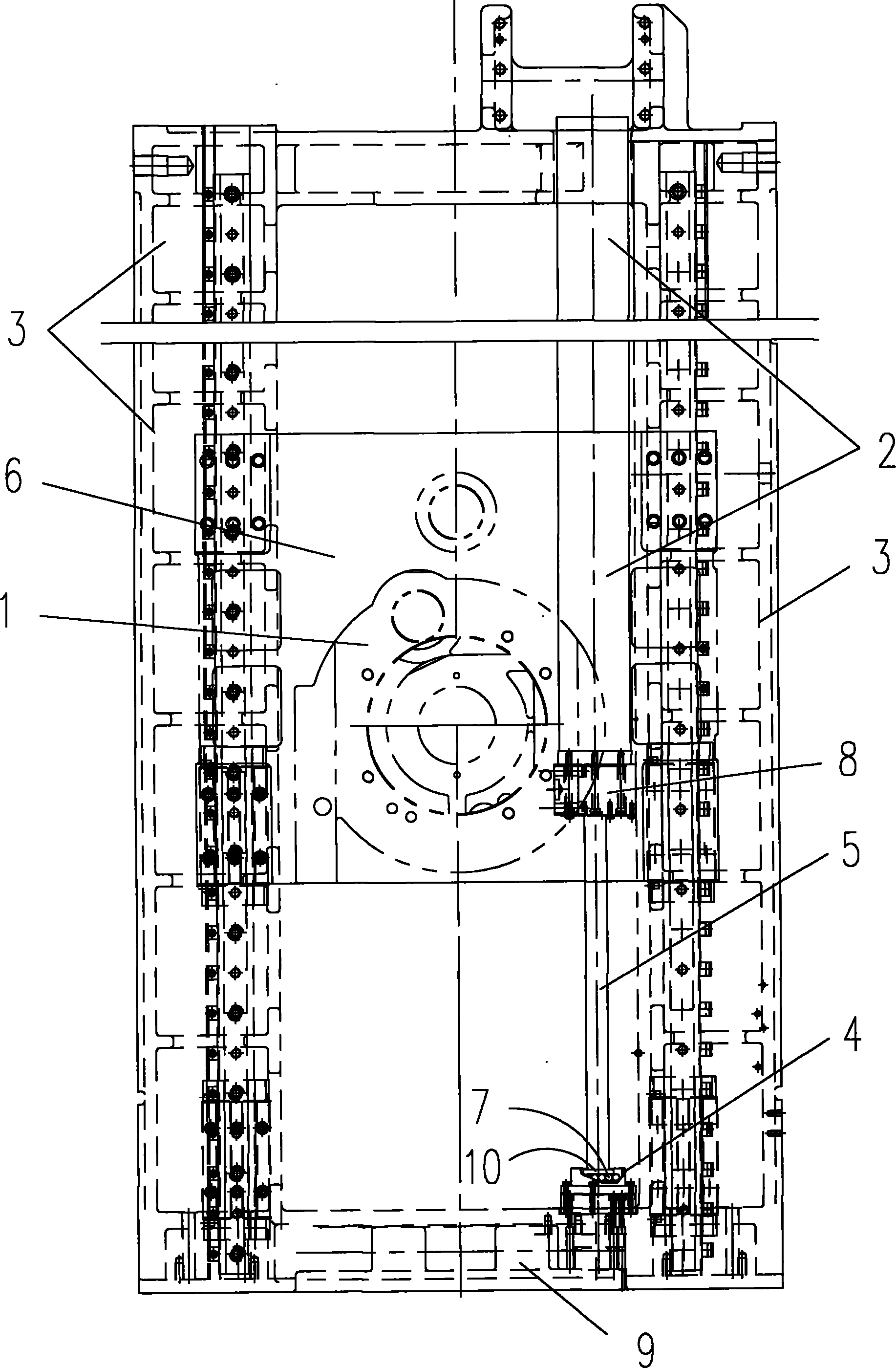 Column type metal cutting machine