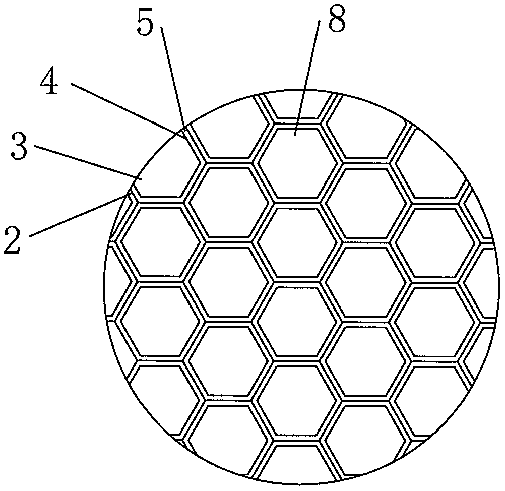 Facial mask containing active peptide components