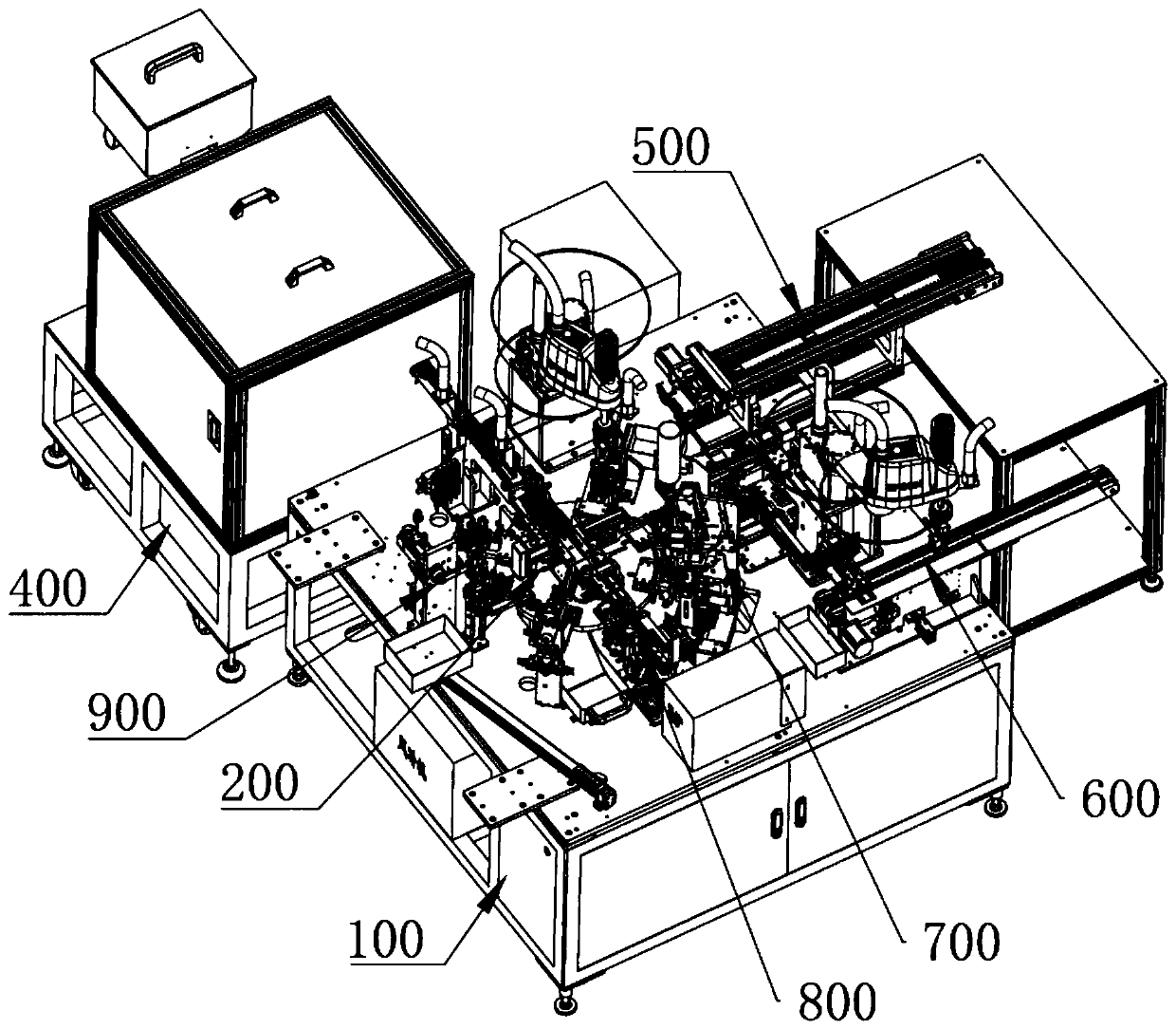 Carbon brush production equipment