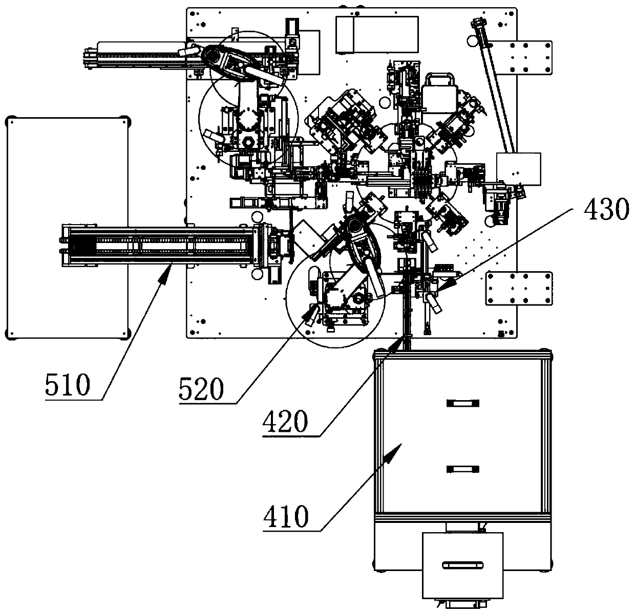 Carbon brush production equipment