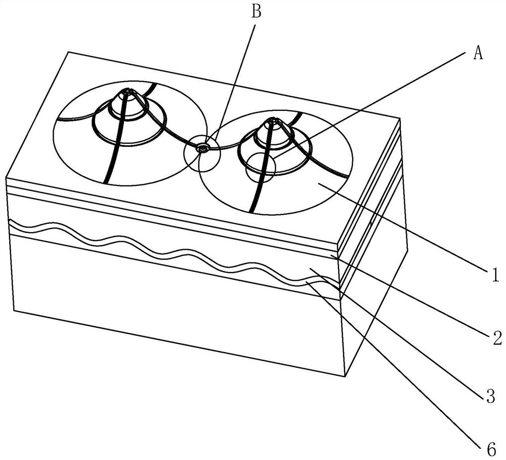 An ecological rainwater collection system and its construction method