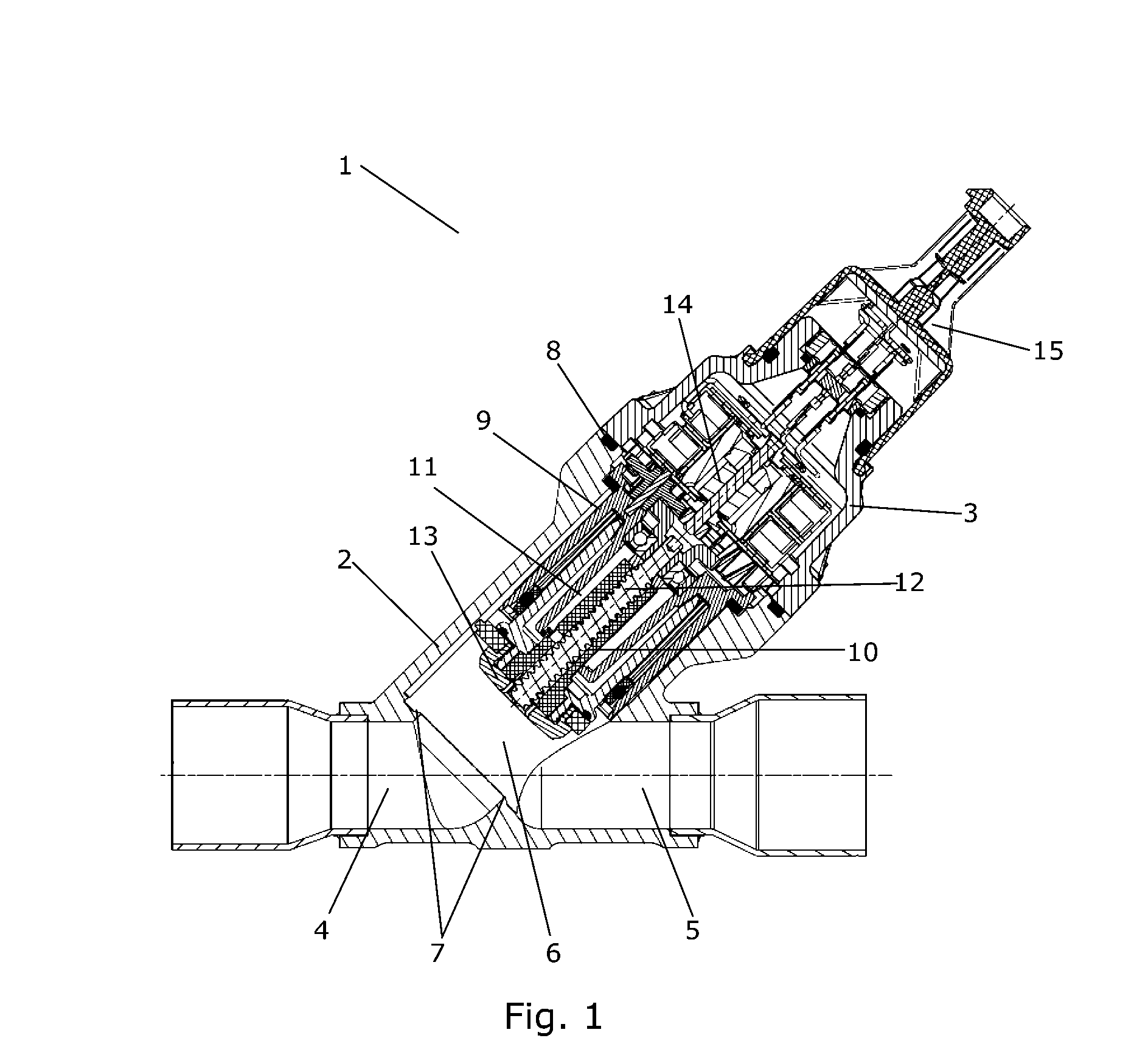 Flow control valve and a method of assembling a flow control valve