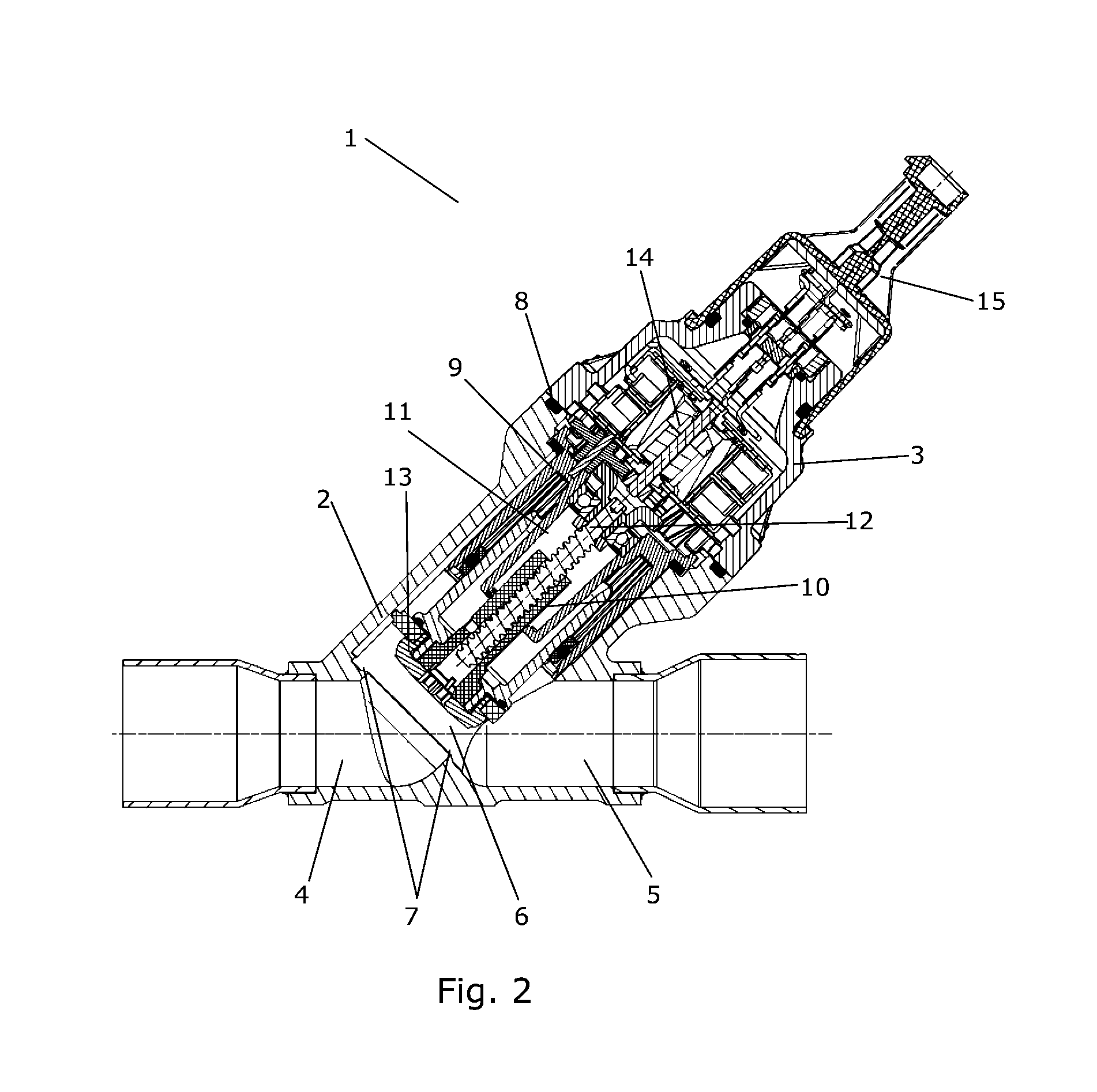 Flow control valve and a method of assembling a flow control valve