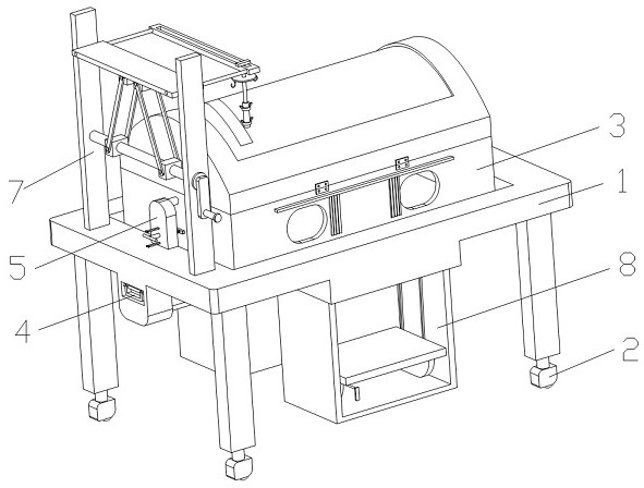 Movable newborn clinical intensive care equipment