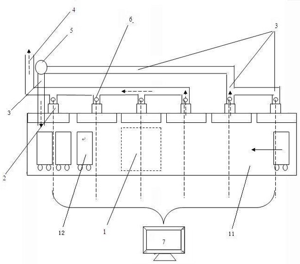 A kind of waste heat recovery energy-saving oven and waste heat recovery method